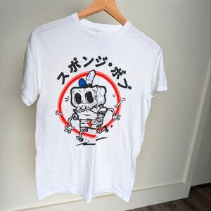 Japanese SpongeBob SquarePants Skeleton T-shirt